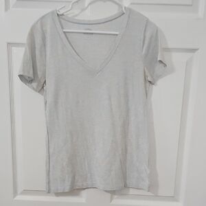 Classic Multicolor V-Neck Women's Top